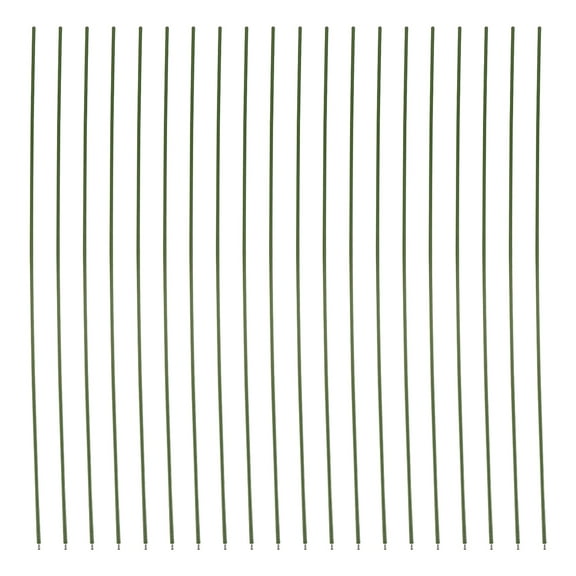WEUVEB Tomato Growing Stake Plant Support Stakes Green Iron Wire 50pcs