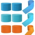 thumbnail image 1 of WEUVEB Assorted Color Crepe Paper Rolls Bulk for Birthday Wedding Party Decorations, 1 of 8