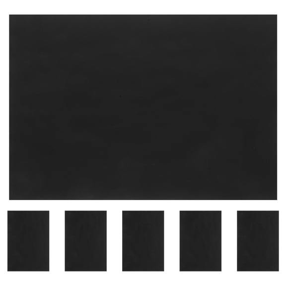 WEUVEB Model Road Stickers Black Paper for Craft Self-Adhesive Easy to Stick Versatile Layouts