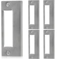 thumbnail image 1 of Dayesque 6-Pack Universal Door Strike Plates, Stainless Steel Latch Striker Backplates for Wood Door Lock Replacement, 1 of 8