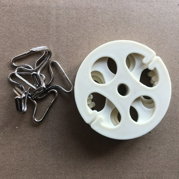 WEUVEB Automotive Seat Fastener Set Assorted Color Metal Plastic Multifunctional 6Set