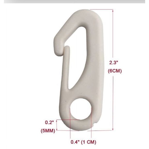 WEUVEB Nylon Flag Fixing Buckles for Outdoor Flagpole Accessories Flag Pole Hardware