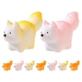 thumbnail image 1 of WEUVEB Craftsmanship Fox Statuettes, Assorted Colors, Perfect for Home Decor, 9Pcs, 1 of 8