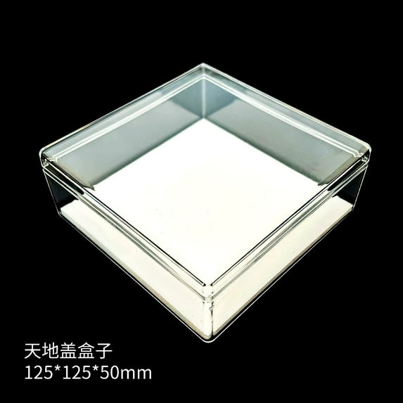 WEUVEB Transparent Acrylic Display Case for Specimens, Versatile Clear Shadow Box Frame for Collectibles
