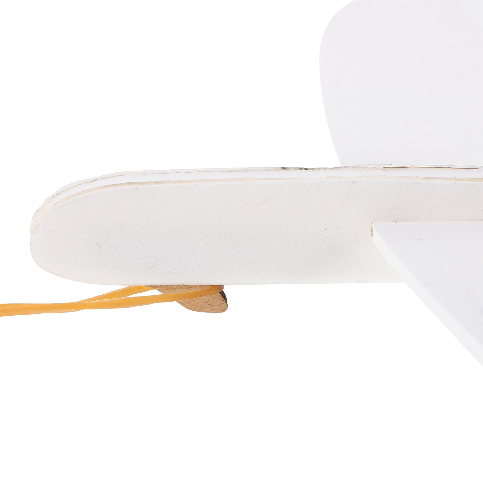 Dayesque White Foam Airplane Toy for Kids, Paintable Lightweight Glider Plane, Easy to Throw Flying Foam Toy