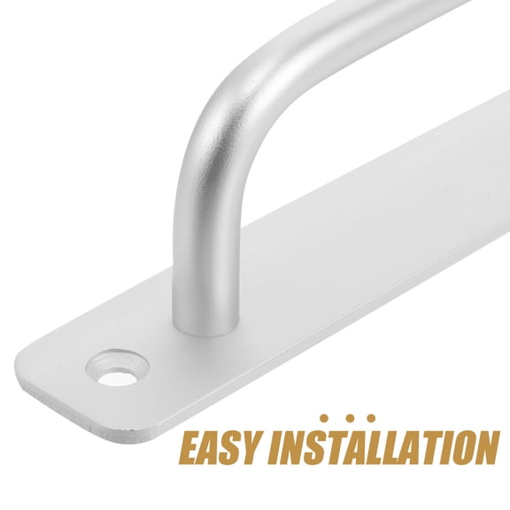 WEUVEB Aluminum Alloy Kitchen Cabinet Door Front Panel with Metal Handle, Push Pull Design, 1 Piece Replacement Cabinet Door