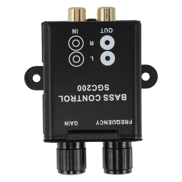 Dayesque Amplifier Gain Control Knob Universal Bass Knob For Car Audio With Rca Audio Adapter And Inline Volume Control For Subwoofer Amplifiers