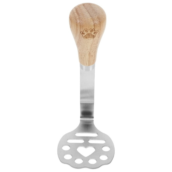 WEUVEB Ergonomic Manual Potato Masher Stainless Steel Press for Vegetables and Fruits