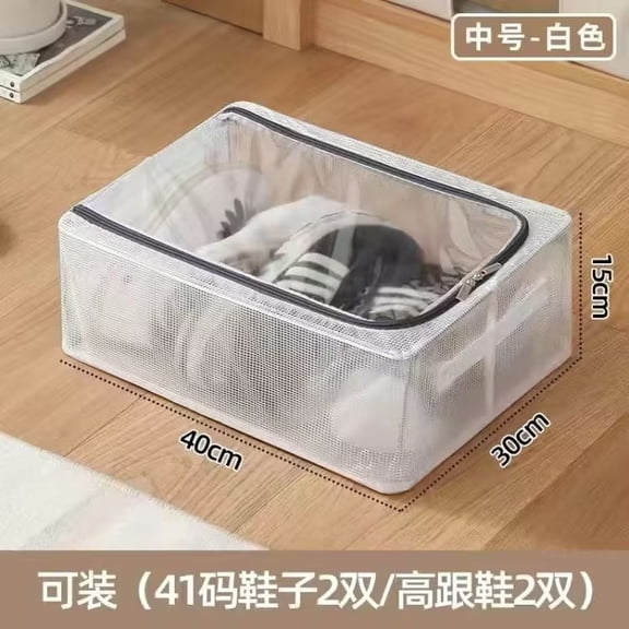 WEUVEB Transparent Stackable Cap Organizer for Baseball Caps with Lid for Home and Travel Storage