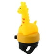 thumbnail image 1 of Dayesque Kids Bike Bell Cute Animal Design Mini Loud Crisp Yellow Accessory for Children, 1 of 8