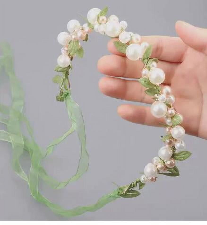 Dayesque Boho Hair Garland Accessory For Girls Faux Pearl  display picture 1