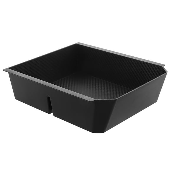 WEUVEB Black Center Console Tray Car Storage Organizer Insert for Vehicle Interior Accessories