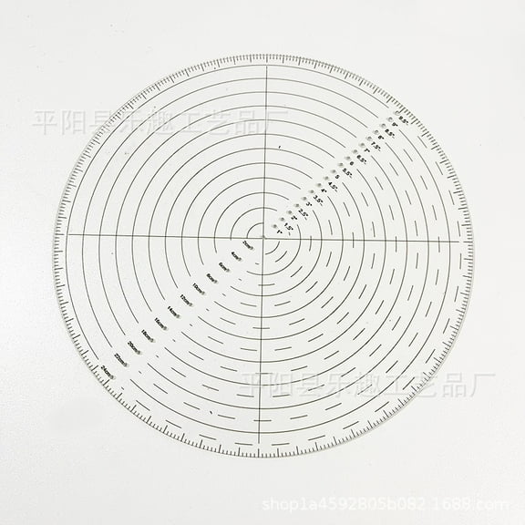 WEUVEB Clear Acrylic Centering Ruler for Precise Sewing Measurements and Quilting Accuracy