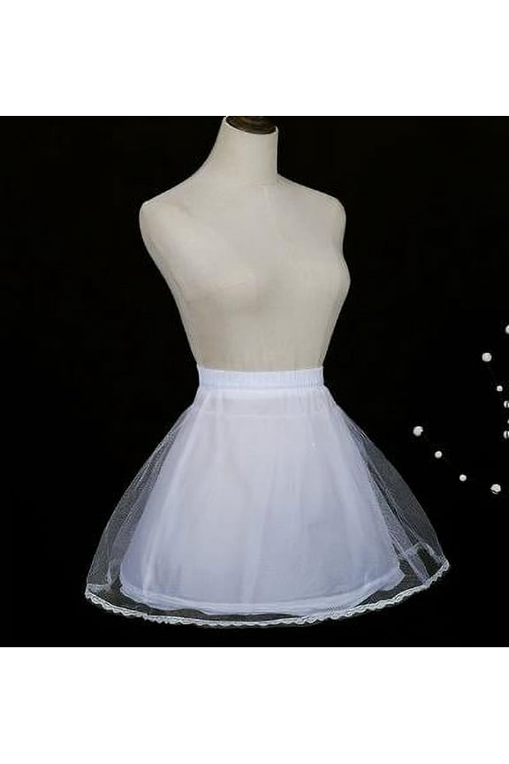 Dayesque Child Tutu Underskirt Hoopless Slip Petticoat Underskirt Flared Underskirt for Girls Special Dresses Ballet Recital Pageant