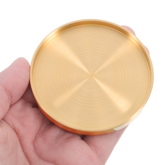 Dayesque Coaster Decorative Drink Coaster Non Slip Trivet Metal Cup Mats Tabletop Display Mug Holder Base For Home Coffee Table Centerpieces Kitchen Decoration