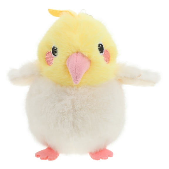 Dayesque Cute Cockatiel Stuffed Animal Keychain Cockatiel Stuffed Animal Realistic Bird Plush Charm For Handbags Ideal For Party Presents And Decorations