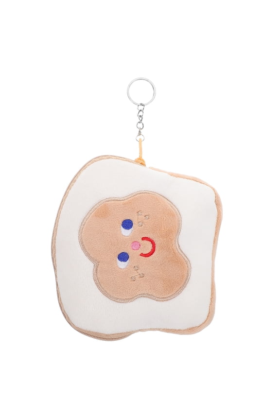 Stylish Plush Purse Portable Wallet for Cash and Card Storage, Compact and