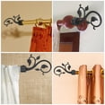 thumbnail image 1 of Dayesque Black Decorative Curtain Rod End Caps, Finials for Curtain Rod Decor, Curtain Rail Ends, Plugs, and Stylish, 1 of 8