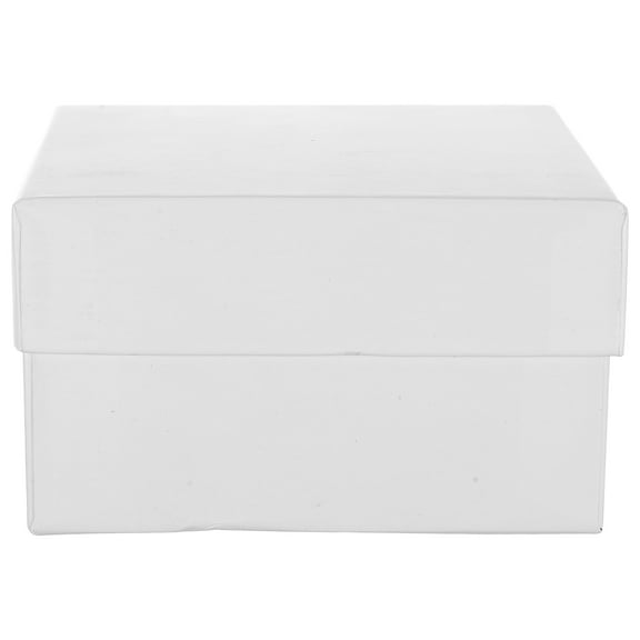 WEUVEB White Cardboard Freezer Box with Lid for Laboratory Centrifuge Tube Storage