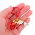 thumbnail image 1 of Dayesque Cute Girl Keychain Purse Charm with Kawaii Strawberry Design, Aesthetic Bag and Backpack Accessories Key, 1 of 8