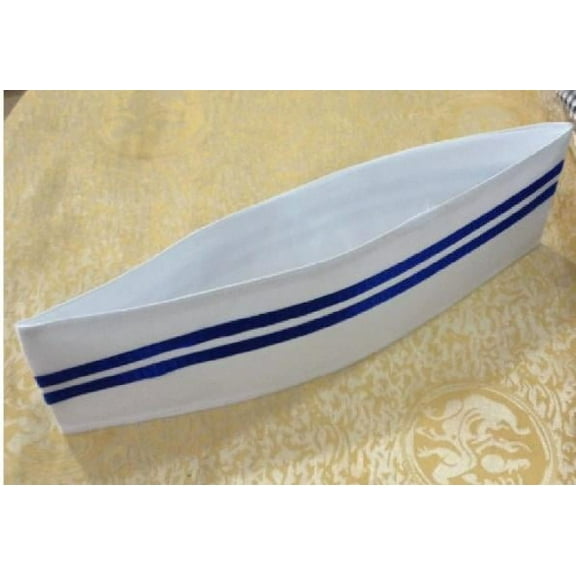 WEUVEB Unisex Chef Hat with Trim, and Comfortable Material for Home Cooking and Restaurant Use