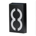 thumbnail image 1 of WEUVEB Solar Powered House Number Black ABS Outdoor Use for Home, 1 of 8