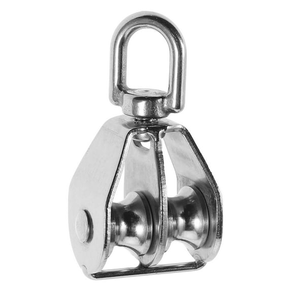 WEUVEB 304 Stainless Steel Dual Pulley System, High Strength Design with Easy Installation for Enhanced Performance