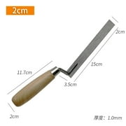 Dayesque Masonry Trowel Gauging Trowel 2cm Professional Masonry Hand Tool Ideal For Drywall Cement And Tile Work