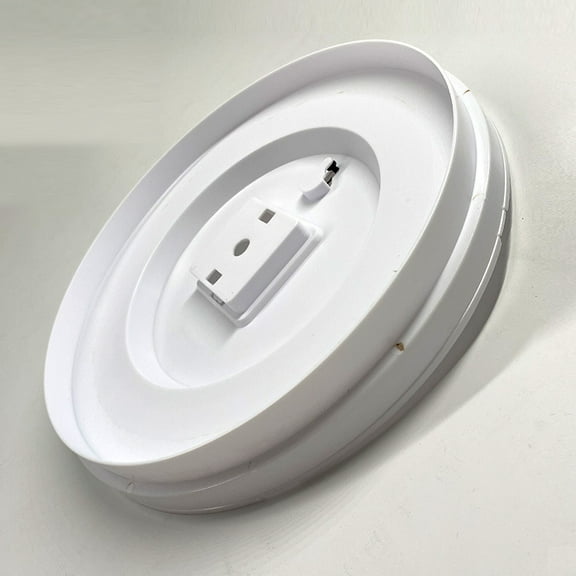 WEUVEB Wall Clock Back Cover Replacement Part White Plastic Repair Material