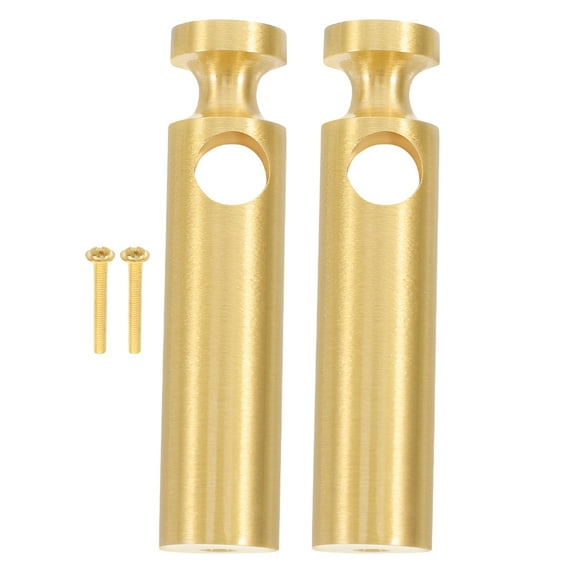 WEUVEB 1Pc Brass Glass Railing Cabinet Cap for Indoor Furniture Wine Cabinet with Elegant Post Connector