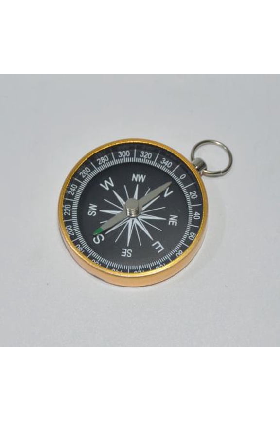 Aluminum Alloy Compass Keychain Portable Accurate Directional Navigation Outdoor Hiking Travel Gear