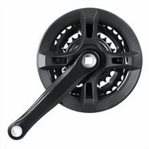 WEUVEB Crankset with Chainring for Mountain and Road Bikes, Cycling Replacement Parts for Bike Repair and Upgrade