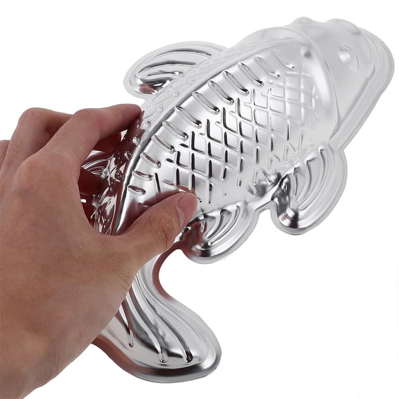 Dayesque Nonstick Fish Shaped Cake Mold For Baking Aluminum Alloy Baking Tray For Diy Cake Decorating Suitable For Parties Weddings