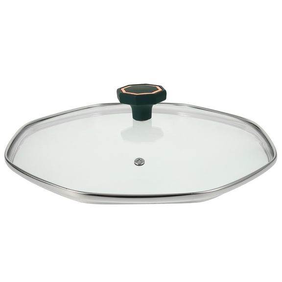 WEUVEB Universal Fit Tempered and Pan Lid with Tight Seal, and Portable Cookware Cover