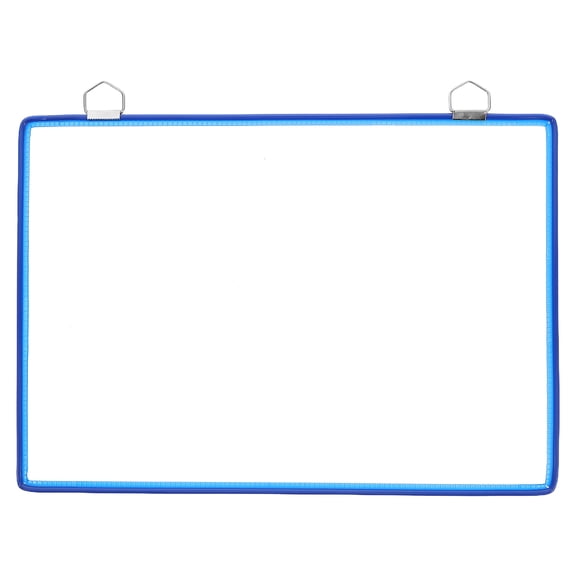 WEUVEB Wall-Mounted Office File Organizer with Dual Hooks, Multi-Color PVC, Perfect for Home, Office, and Daily Use