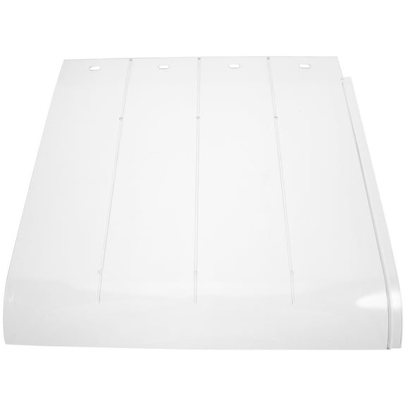 WEUVEB Transparent PC Window Awning for Door and Window with Flat Edge Design, Weatherproof and