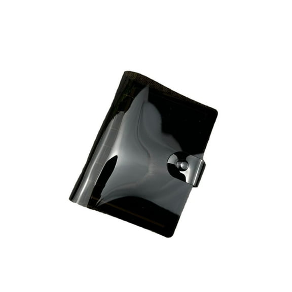 WEUVEB Black PVC A4 Planner Cover Binder Versatile Four-Hole Loose Leaf Notebook
