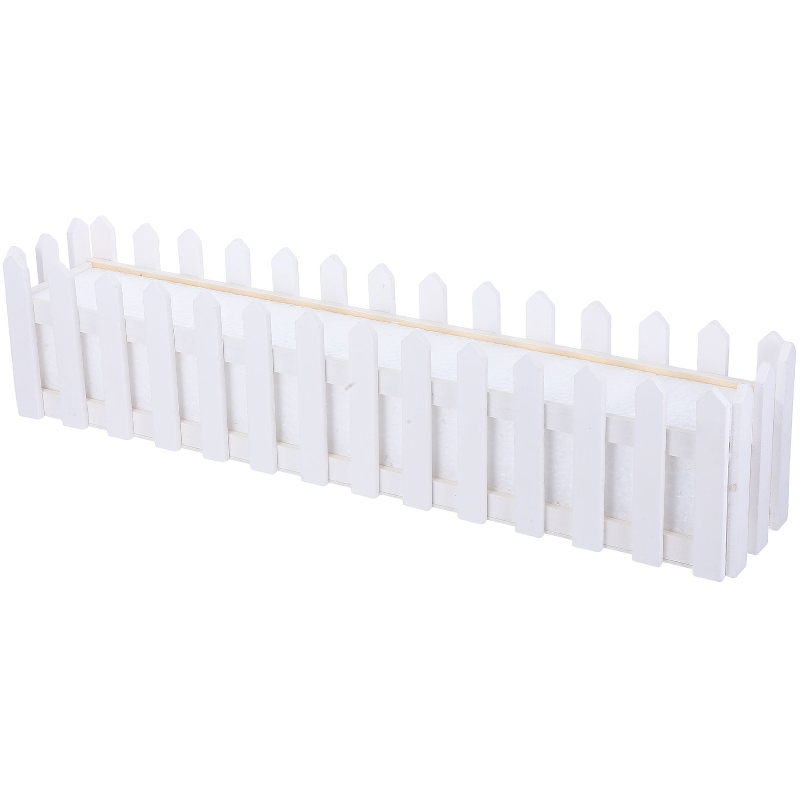 Dayesque Wooden Picket Fence Window Box Planter with Foam Insert for ...