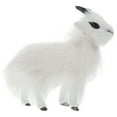 thumbnail image 1 of Dayesque Plush Goat Figurine Lifelike Goat Stuffed Faux Plush Lamb Dolls Christmas Ornaments for Stuffed Lamb Table Decorations, 1 of 8