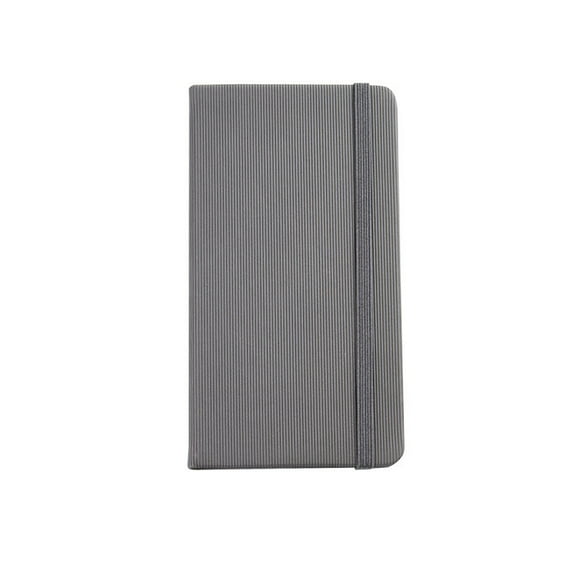 Dayesque Portable Mini Notebook With Elastic Band Pocket Size Journal Note Pads For Writing Notes And List Ideal For Wallet Or Purse Grey