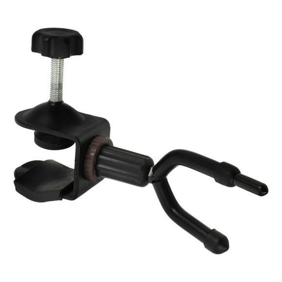 Dayesque Violin Music Stand Hanger with Hooks, Mountable Rack for Violin Accessories and Sheet Music Storage