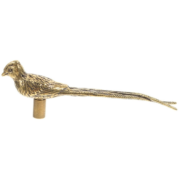 Dayesque Retro Bird Shaped Brass Door Handle, Decorative Bird Drawer Pull, Cabinet Handle, Vintage Style Brass Knob for Doors and Drawers