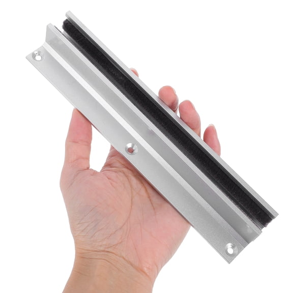 WEUVEB Shower Door Bottom Guide for 8-14mm Glass Panels, Smooth Sliding Shower Door Hardware with Accurate Positioning