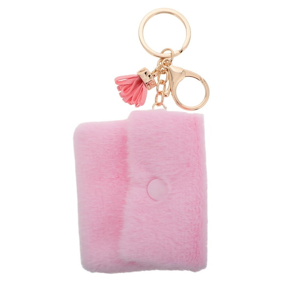 Dayesque Small Wallet Keychain Cute Pink Coin Purse For Women Mini Change Purse Tiny Bag Charms For Handbags Coin Pouch For Girls