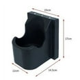thumbnail image 1 of WEUVEB Wall Mount Spray Bottle Holder Black Plastic Car Detailing Organizer Rack, 1 of 8