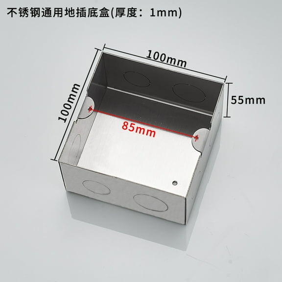 WEUVEB Stainless Steel Flush Mount Electrical Switch Box for Concealed Wiring Home Installation