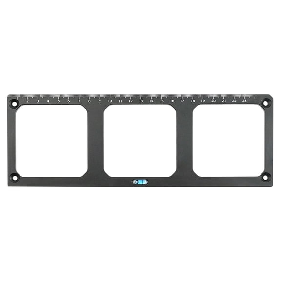 WEUVEB Socket Back Box Template Switch Socket Drilling Mold Black 1Pack