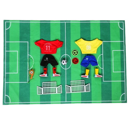 WEUVEB Realistic Table Football Game Set for Home Office and Travel Entertainment