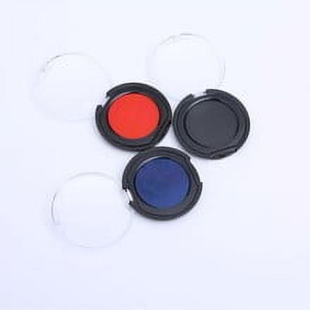 WEUVEB Quick Drying Black Thumbprint Pad with PVC Case for Secure Identity Verification and Authentication