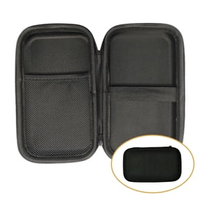 WEUVEB Portable Game Console Carrying Case, Black Lightweight Travel Storage Bag for PS, , , and Handheld Devices